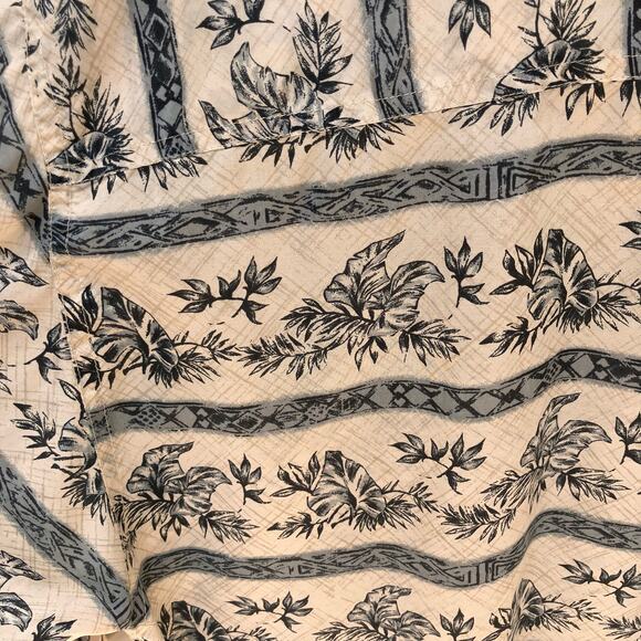 Summa Hawaiian Shirt Short Sleeve Button Down Silk Blend Mens Size Large - Picture 7 of 7